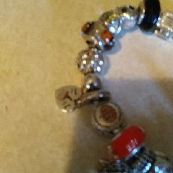 Auth PANDORA 20 CHARMS Halloween bracelet all auth retired new and used 8.5 brac - Picture 8 of 9